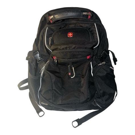 Swiss Gear Black Backpack Army Gears, Pocket Organizer, Swiss Army, Laptop Pocket, Black Backpack, Cell Phone, Tablet, Laptop, Backpacks