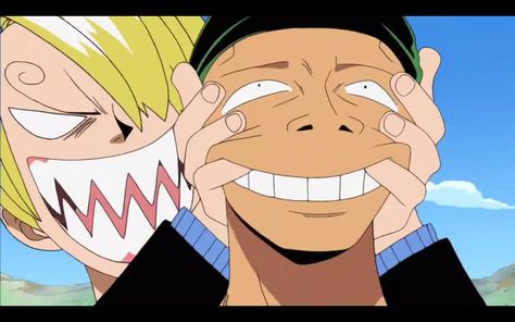 Sanji & Zoro One Piece Funny Moments, Hacker Wallpaper, One Piece Meme, Time Skip, One Piece Funny, Butler Anime, One Piece Images, Nerd Girl, Anime Screenshots