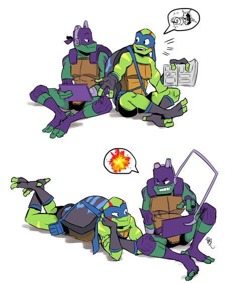 Donnie and Leo Donnie 2018 Fanart, Rotmnt Leo X Donnie, Leo And Donnie Twins, Leo X Donnie Comic, Donnie X Leo Rottmnt, Rottmnt Donnie X Leo, Leo And Donnie Rottmnt, Donnie X Leo, Donnie And Leo