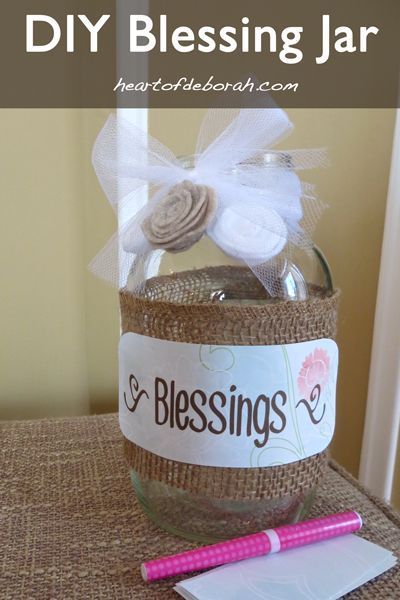 Gratitude Jars, Blessing Jar, Saving Jar, Mother Blessing, Prayer Crafts, Blessings Jar, Prayer Jar, Thankful And Grateful, Mops Crafts