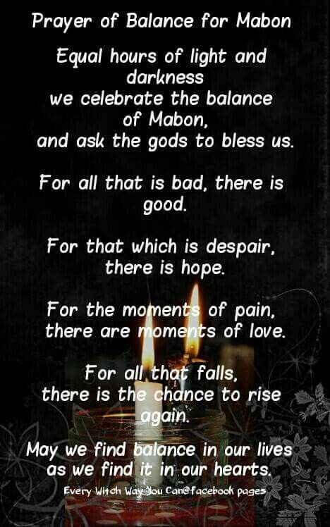 Prayer of Balance for Mabon – Witches Of The Craft® Autumn Solstice Ritual, Mabon Prayer, Mabon Crafts, Autumnal Equinox Celebration, September Equinox, Pagan Festivals, Autumnal Equinox, Eclectic Witch, Wicca Witchcraft