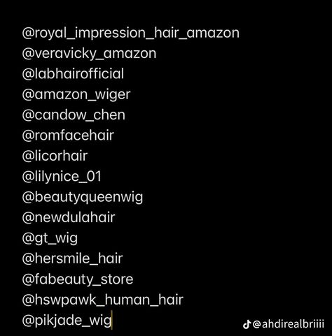 Wig Influencers Email, Wig Influencers, Wig Companies, Hair Vendor, Human Hair, Influencer, Wigs, Human, Hair