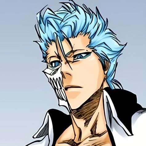 Grimmjow Manga Panel Color, Grimjoww Manga Panels, Grimmjow Pfp, Grimmjow Icon, Grimmjow Bleach, Grimmjow Jaegerjaquez, Random Pfp, Pfp Manga, Colored Manga