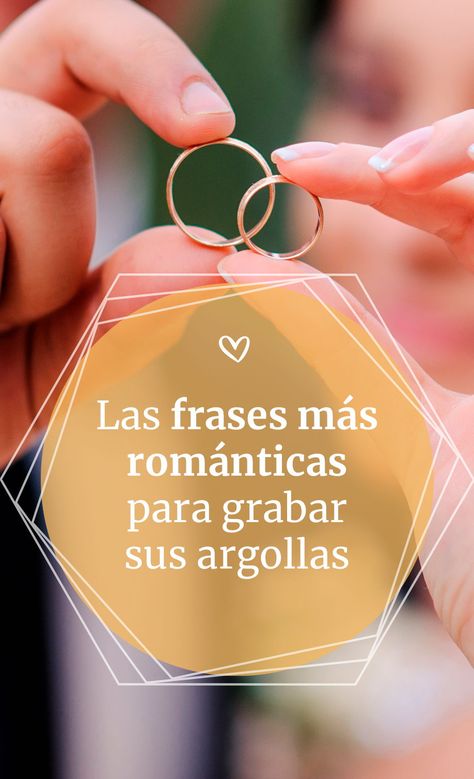 Las frases más románticas para grabar sus argollas  #frase #romanticas #amor #pareja #animo #boda #argolla #oro #bodas #bodascommx Planning Organisation, Ideas Aniversario, Budget Planner Template, Engraved Wedding Rings, Let's Get Married, Wedding Organization, Wedding Advice, Wedding Time, Small Wedding