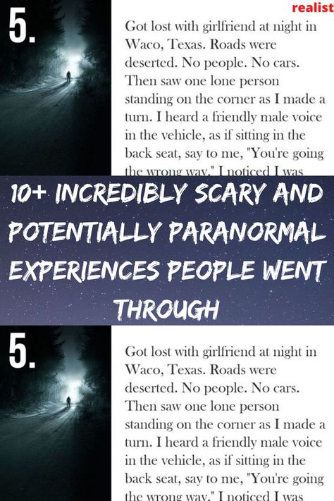 Here is a collection of some real-life stories that took place which surely had a preternatural basis and left the bearers stunned. They might as well give you goosebumps so hold on tight! Real Scary Stories, Real Horror Stories, Real Life Horror Stories, Paranormal Activities, Real Horror, Paranormal Stories, Paranormal Experience, The Matterhorn, Paranormal Activity