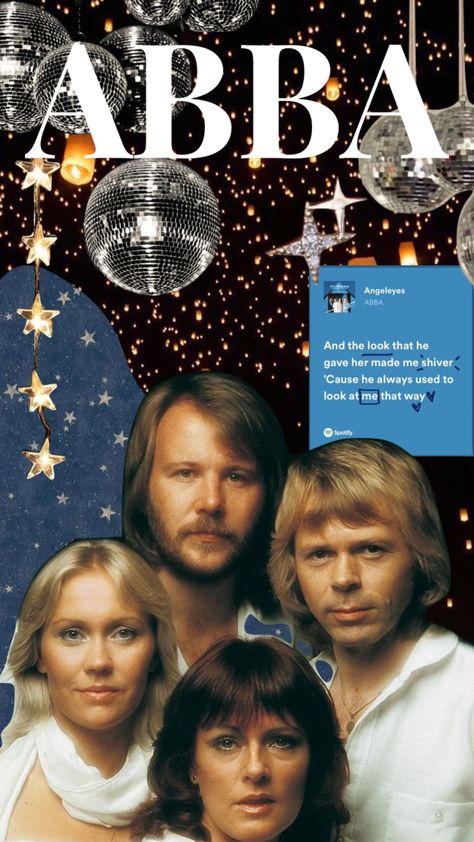 Abba 80s, Abba Lockscreen, Abba Collage, Abba Aesthetic Wallpaper, Abba Wallpaper, Abba Poster, Abba Aesthetic, Abba Mania, Yearbook Pages