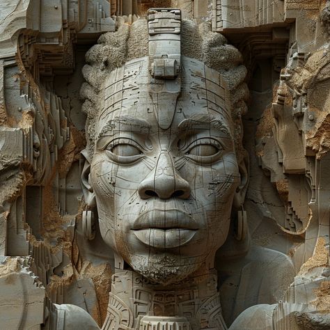 African Statues Sculpture, African Mountains, Surrealism Sculpture, African Kings, African American Figurines, African King, African Spirituality, African Sculptures, Sculptures Céramiques