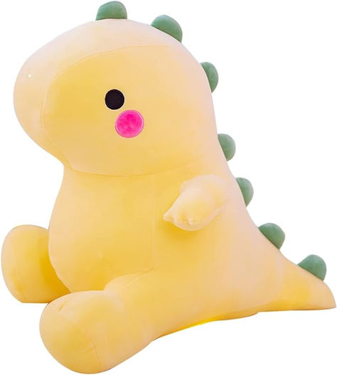 DUANMUL Plush Dinosaur Toy - 8in Stuffed Animal for Kids, Cute & Soft Dino Doll Gift (Yellow) Dino Doll, Dino Plushies, Cute Birthday Gifts, Plush Dinosaur, Dinosaur Plush Toy, Soft Stuffed Animals, Dinosaur Plush, Cute Birthday Gift, Dinosaur Toys