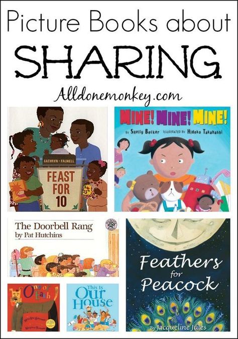 Great picture books from some of our favorite authors about sharing, to teach little ones about this fundamental concept and why it is important. Prek Emotions, Etiquette Books, Prek Books, Teacher Tree, Diverse Classroom, Manners Books, Social Skills Activities, Trade Books, Best Children Books