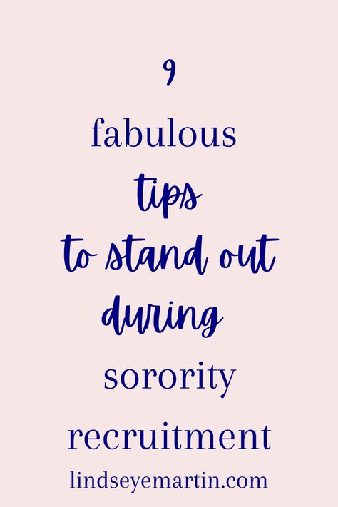 Sorority Recruitment Tips, Sorority Rush Week, Spring Recruitment, Single House, Rush Week, Sorority Rush, College Sorority, Sorority Canvas, Daily Checklist