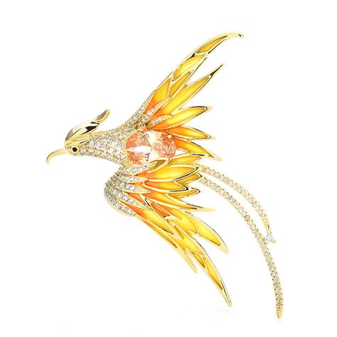 Trendy Crystal Phoenix Bird Brooches For Women Men Color Enamel Flying Beauty Bird Party Office Brooch Pin Gifts Animal Jewelry - AliExpress Bird Party, Rhinestone Material, Phoenix Bird, Fire Bird, Bird Pins, Bird Brooch, 7 Chakras, Crystal Brooch, Office Parties