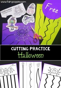 Halloween Centers, Fairy Halloween, Halloween Kindergarten, Halloween Writing, Halloween Worksheets, Fine Motor Activities For Kids, Halloween Classroom, Halloween Math, Halloween Preschool