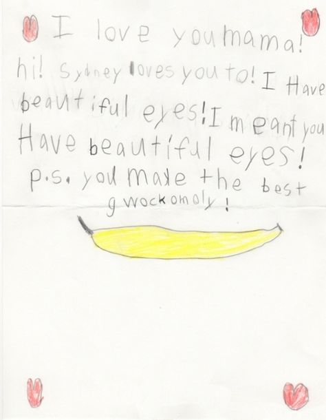 HILARIOUS letters from kids You Have Beautiful Eyes, Funny Notes, Things Kids Say, Kids Notes, Holy Guacamole, Funny Note, Funny Letters, Flowers Illustration, Kids Writing