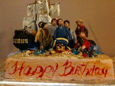 Goonies birthday cake, LOVE Goonies Birthday, Goonies Party, Hamburger Party, Rock And Roll Birthday Party, Unique Birthday Party Ideas, Cake Magic, Rock And Roll Birthday, Saints Game, Kylie Birthday