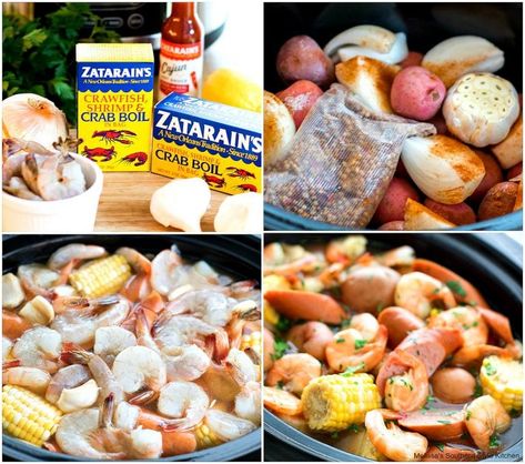 You can throw down a shrimp boil any night of the week using your slow cooker #shrimpboil #slowcookershrimpboil #seafood #lowcountryboil #seafoodrecipes #slowcooker #crockpot #slowcooked #dinnerideas #dinner #southernfood #southernrecipes Crock Pot Shrimp, Can Cooker, Shrimp Boil Recipe, Chicken Crockpot Recipes Healthy, Seafood Boil Recipes, Crab Boil, Shrimp Boil, Soup Recipes Slow Cooker, Seafood Boil