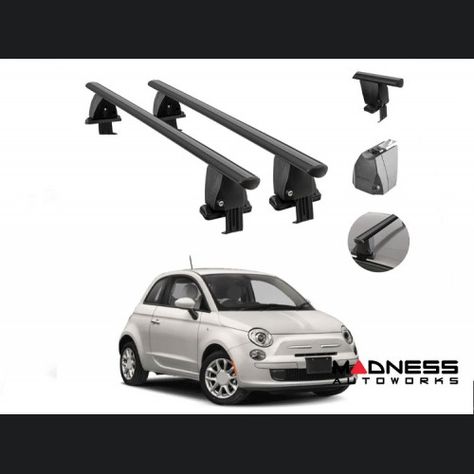 Fiat Logo, Kayak Rack, Aluminum Roof, Roof Racks, Usa Products, Fiat 500, Roof Rack, Carbon Fiber, Roof