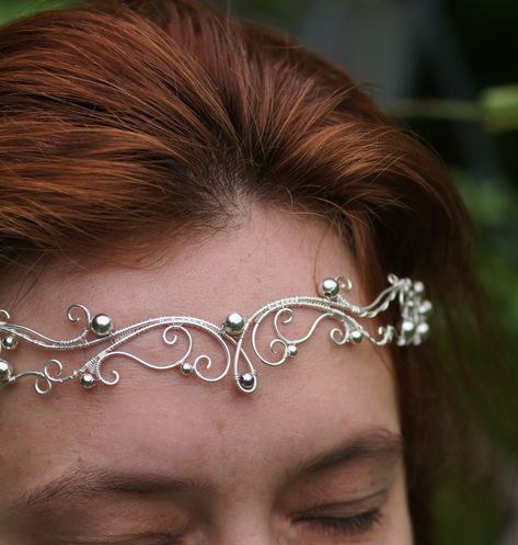 Elven Hair, Wedding Diadem, Elegant Tiara, Elven Hairstyles, Elf Tiara, Elven Tiara, Tiara Necklace, Elven Princess, Handmade Tiaras