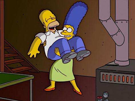 Die Simpsons, Homer And Marge, Ned Flanders, Myanmar Art, Simpsons Characters, Blue Haired Girl, Marge Simpson, Matt Groening, Cartoon Tv Shows