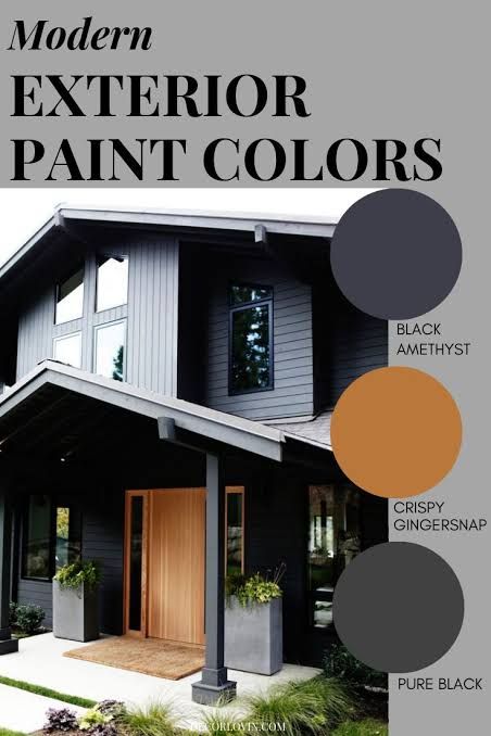 Modern Exterior Paint, Exterior Home Color Schemes, Exterior House Paint Colors, Modern Exterior House, Modern Exterior Paint Colors, Exterior Paint Color Combinations, House Paint Colors, Exterior House Colors Stucco, Exterior House Colors Combinations