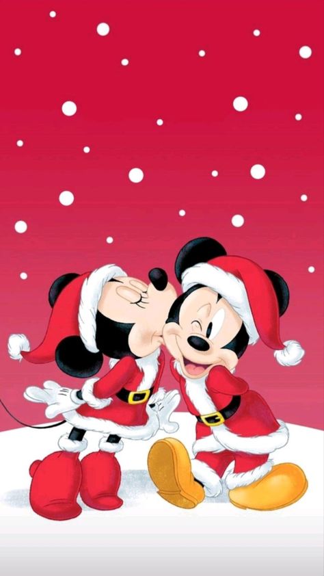 Disney Wallpaper Christmas, Disney Christmas Art, Christmas Disney Wallpaper, Christmas Disney Characters, Christmas Wallpaper Disney, Mickey Mouse Navidad, Disney Wallpaper For Iphone, Disney Wallpaper Iphone, Disney Christmas Wallpaper