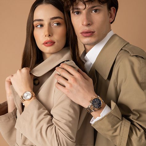 Watch Photoshoot, Couples Modeling, Watch Ideas, Summer Campaign, Couple Watch, Watch Ad, Watch Photo, Fashion Advertising, Photography Fashion