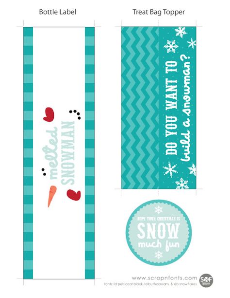 FREE printable snowman treat tags! Melted snowman label and do you want to build a snowman? Free Printable Snowman, Water Bottle Labels Free, Ireland Facts, Snowman Treats, Snowman Party, Christmas Tree Lots, Printable Snowman, Melted Snowman, Christmas Treat Bags