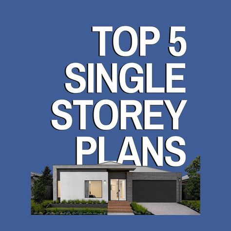 Top 5 Single-Storey Plans 🏆 Here's our most popular single-storey plans, taken directly from our instagram insights. What’s your favourite?? #floorplans #newhomebuild #homeshelf Single Storey House, Single Storey House Plans, Instagram Insights, Open House Plans, Building Tips, Studio Living, Galley Kitchen, Storey Homes, House Blueprints