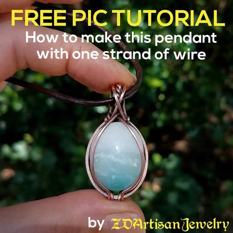 Wire Weaving Tutorial, Wire Wrapped Stone Jewelry, Wire Wrapping Tutorial, Wire Wrap Jewelry Designs, Ig Profile, Picture Tutorial, Wire Wrapped Jewelry Diy, Wire Jewelry Making, Wire Wrapped Jewelry Tutorials