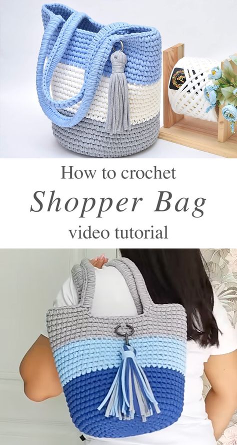 Crochet Shopper Bag: A Comprehensive Guide - CrochetBeja Crochet Easy Purse, Crochet Bags Purses Handbags, Tote Bag Crochet Pattern Free, Crochet Bag Free Pattern, Beach Bag Tutorials, Crochet Beanie Pattern Free, Crochet Bag Tutorials, Crochet Pillow Cover, Crochet Market Bag