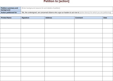 Petition Template 3 Petition Template, Bill Of Sale Template, Power Of Attorney Form, Survey Template, Eviction Notice, Business Proposal Template, Receipt Template, Statement Template, Checklist Template