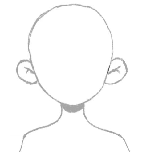 Plain Character Base, Eyes Drawing Template, Head Bases Drawing, Gacha Body Reference, How To Draw In Omori Style, Body Base Drawing With Clothes, 3 People Base Drawing, Headshot Drawing Base, Body Base With Eyes