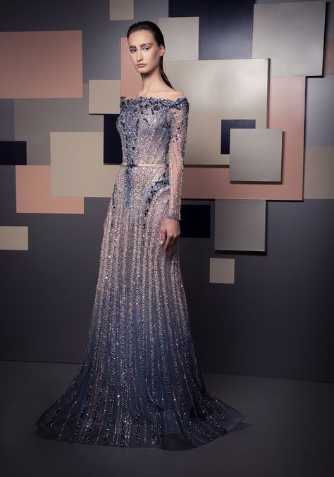 Ziad Nakad Spring 2019 Geometric Sequence, Ziad Nakad, Women's Runway Fashion, Womens Fashion Casual Fall, Womens Fashion Casual Spring, Stunning Gowns, Gorgeous Gowns, Summer 2019, Beautiful Gowns