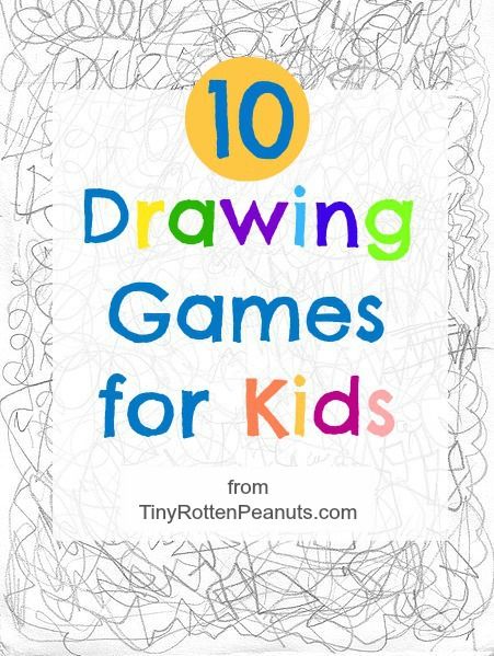 Tiny Rotten Peanuts Top 10 Drawing Games For Kids, Paper Art Projects, Art Projects For Kids, Drawing Activities, Drawing Games, Piece Of Paper, Homeschool Art, Art Lessons Elementary, Middle School Art