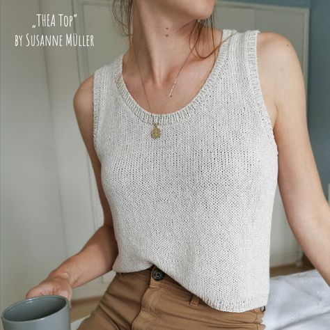 Diy Sy, Simple Tank Tops, Mode Inspo, 가을 패션, Knitting Inspiration, Outfits Casuales, Top Pattern, Look Fashion, Knitting Pattern