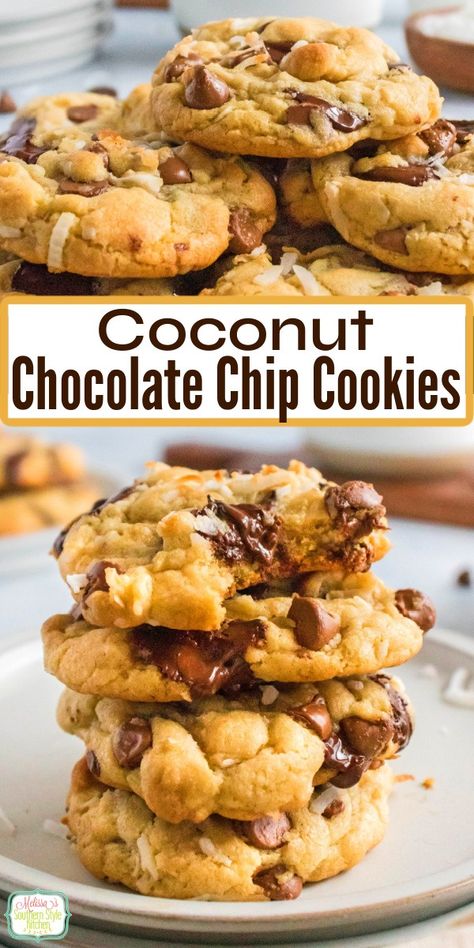 Coconut Chocolate Chip Cookies Oil Chocolate Chip Cookies, Coconut Oil Chocolate Chip Cookies, Coconut Oil Cookies, Dairy Free Chocolate Chip Cookies, Small Batch Cookie Recipe, Coconut Oil Chocolate, Simple Chocolate Chip Cookie Recipe, Coconut Cookies Recipes, Coconut Chocolate Chip Cookies