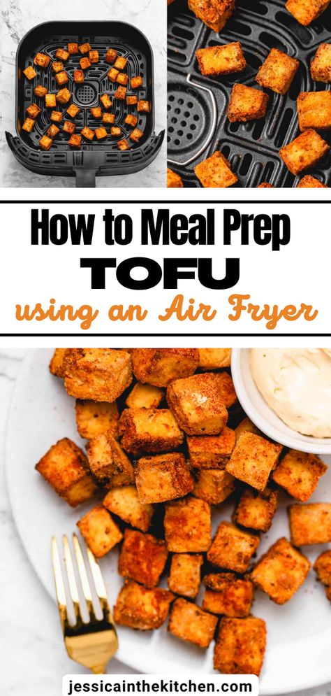 Meal Prep With Tofu, Tofu Air Fryer Recipes Easy, Tofu Meals Healthy, What To Make With Tofu, Meal Prep Tofu Recipes, Tofu Meal Prep Ideas, Tofu Salads, Healthy Tofu Meal Prep, Tofu Meal Prep Lunches