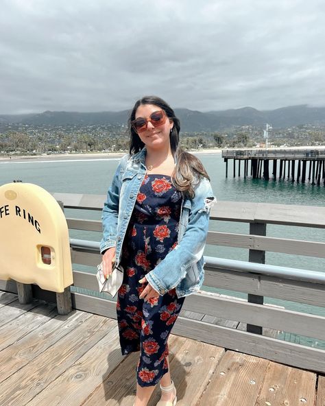 a chill morning spent at the pier 🐚🌊⛅️ also, love throwing on a good comfy jumpsuit for days like this 🌺 (hoping they’re still in style lol) . . . spring fashion, spring outfit, spring jumpsuit, floral jumpsuit, santa barbara, santa barbara pier, california, california aesthetic, california travel, travel with me, travel fashion, beach fashion, travel outfit, california style Spring Jumpsuit, Aesthetic California, Spring Jumpsuits, California Aesthetic, Fashion Travel Outfit, Comfy Jumpsuits, Days Like This, Beach Fashion, California Style