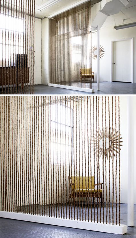 15 Creative Ideas For Room Dividers Wooden Panel Design, Hallway Ideas Diy, Ceiling Shelves, Divider Ideas, Wooden Room Dividers, Diy Room Divider, Wooden Room, Contemporary Apartment, Room Partition