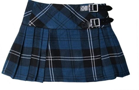 Tartan Skirt Outfit, Tartan Skirts, Mcbling Fashion, Plaid Pleated Mini Skirt, Frankie Stein, Tartan Skirt, Blue Tartan, Kawaii Fashion Outfits, Plaid Mini Skirt