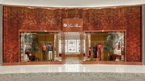 Loro Piana Unveils New Store Concept in Dubai – WWD Being Human Clothing, Store Concept, Mall Stores, Store Layout, Italian Luxury Brands, Retail Interior, Dubai Mall, Quiet Luxury, Flagship Store