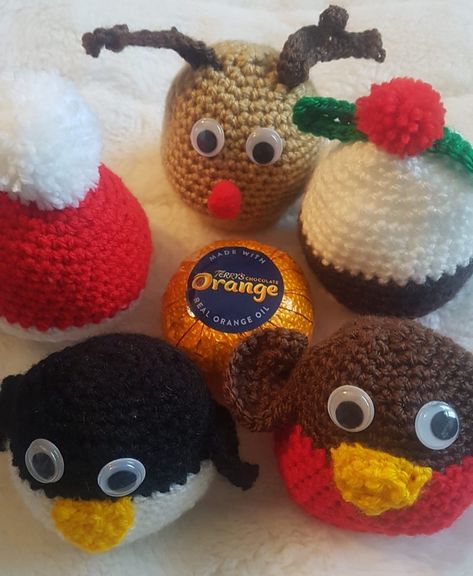 Christmas Chocolate Orange Cover Choice of Designs Choc | Etsy UK Chocolate Orange Covers, Terry's Chocolate Orange, Halloween Chocolate, Problem Solved, Christmas Eve Box, Christmas Pudding, Pdf Knitting Pattern, Christmas Chocolate, Chocolate Orange