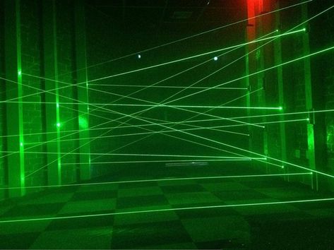 Laser Maze, Secret Game, Club Lighting, Alien Aesthetic, Tunnel Of Love, Maze Game, Chamber Of Secrets, Green Laser, Escape Game