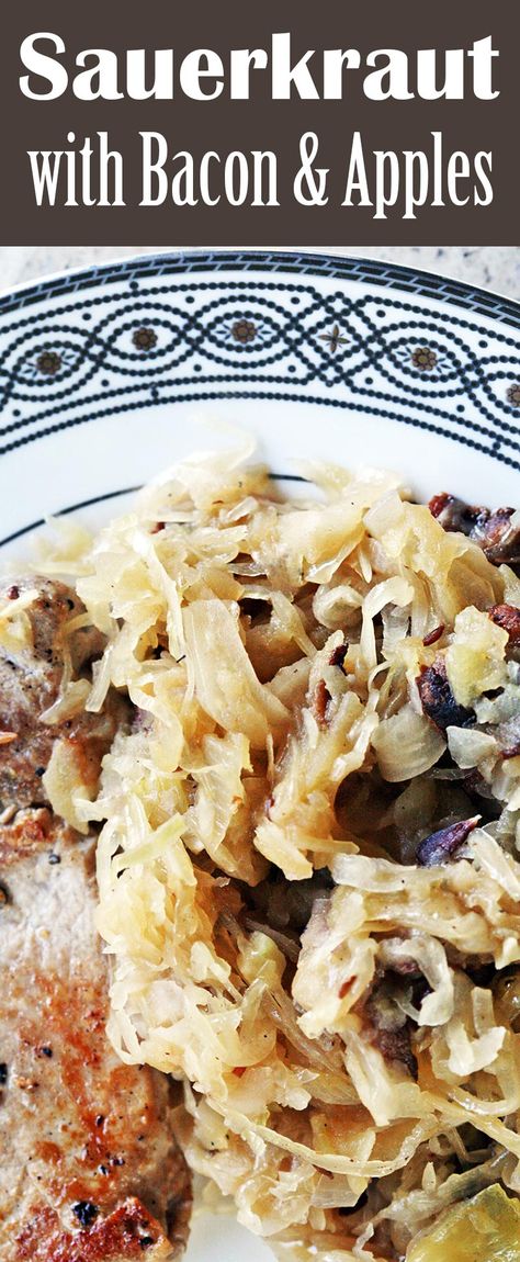 German Sauerkraut Recipe, Sauerkraut Recipe, Sauerkraut Recipes, Juniper Berries, Bacon Recipes, Veggie Dishes, Fermented Foods, Healthy Nutrition, Sweet Savory