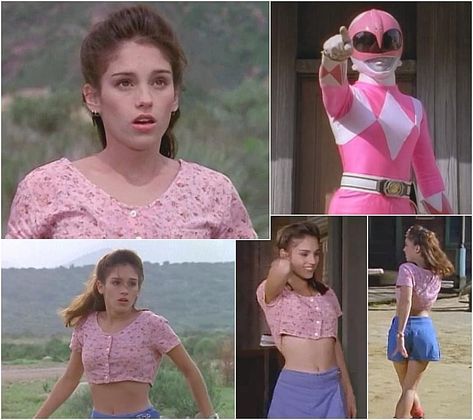 Kimberly Power Rangers, Power Rangers Outfits, Kimberly Hart, Amy Jo Johnson, Batgirl Cosplay, Pink Power Rangers, Power Rangers Megaforce, Power Rangers Fan Art, Japanese Superheroes