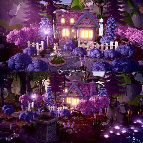 Wall E Dreamlight Valley, Disney Dreamlight Valley Minnies House, Disney Dream Light Valley Glade Of Trust, Dreamlight Valley Minnie Mouse House, Dream Light Valley House Ideas, Dreamlight Valley Wall-e House, Kyoshi Island, Ddlv Inspiration, Disney Dreamvalley