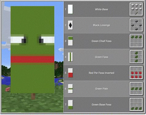 Rose Banner Minecraft, Minecraft Banner Designs Green, Sztandary Minecraft, Minecraft Rose, Banner Patterns Minecraft, Banner Designs Minecraft, Cool Minecraft Banners, Mc Banner, Minecraft Banner Patterns