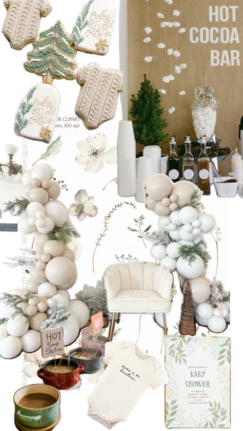 Winter Wonderland Baby Shower Boy, January Baby Shower Themes, December Baby Shower Ideas, January Baby Shower, Adoption Baby Shower, Winter Baby Shower Themes, Outside Baby Showers, Baby Shower Theme Decorations, Creative Baby Shower