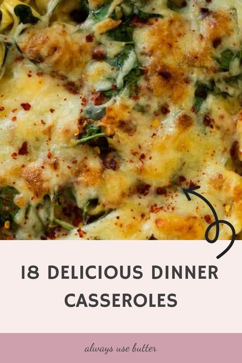 Looking for easy dinner casseroles to feed a crowd? Explore our delicious collection of dinner casserole recipes that are not only simple to make but also perfect for family gatherings or potlucks. From classic favorites to creative twists, these dinner casseroles are sure to become your go-to dishes for any occasion. Whether you're craving a comforting meal or hosting a party, these dinner casseroles will surely impress everyone at the table. Dinner Party Casserole Recipes, Casseroles For Company, Best Casserole Recipes Top 10, Best Casserole Recipes For Dinner, Easy Casseroles For A Crowd, Casarole Dishes Dinner, Casseroles For A Crowd Main Dishes, Dinner For A Crowd Main Dishes, Make Ahead Dinners For Company