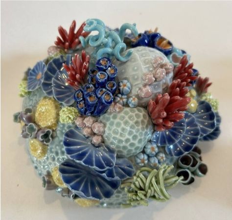 Coral Ceramics, Clay Coral Reef, Ocean Ceramics, Ceramics Nature, Ceramic Coral Reefs, Clay Coral, Coral Clay, Ceramic Coral, Nature Sculpture