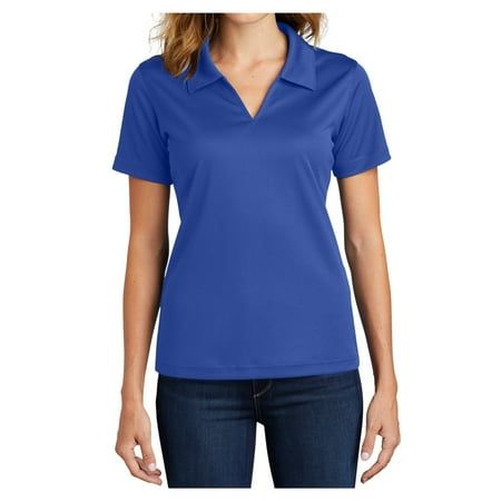 Start every outfit with this women's v-neck polo shirt that are versatile, stylish and compliment your everyday look. The one who wears this t-shirt will feels softness, light and will surely get eye-catching attraction from everyone because of its distinctiveness and eccentric colors. These casual t-shirts come with half sleeves, ensuring complete comfort. You can match this piece with distressed jeans and ballerinas when youre going to lunch with your friends. Color: Blue.  Gender: female.  Ag V Neck Polo Shirt, Johnny Collar, Plain Shorts, Pique Polo Shirt, Long Sleeve Polo, Blue Gender, Ballerinas, Casual T Shirts, Distressed Jeans